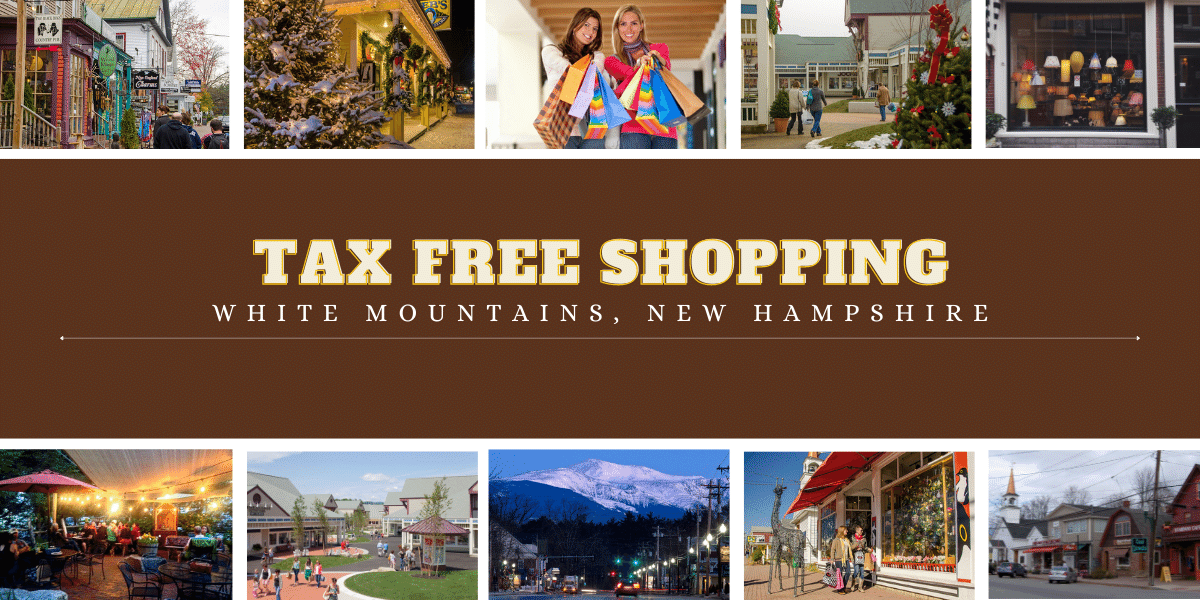 Tax-free shopping in the White Mountains near Attitash Mountain Village